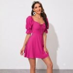 A-LINE SHORT DRESS - Image 2