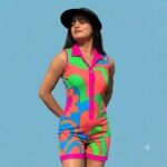 WOMEN  MULTICOLOUR PALYSUIT