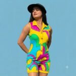 WOMEN  MULTICOLOUR PALYSUIT - Image 3
