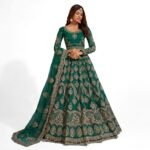EMBROIDERED SEMI STITCHED LEHENGA CHOLI - Image 2