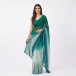 DIGITAL PRINT BOLLYWOOD GEORGETTE SAREE (Multicolor) - Image 4