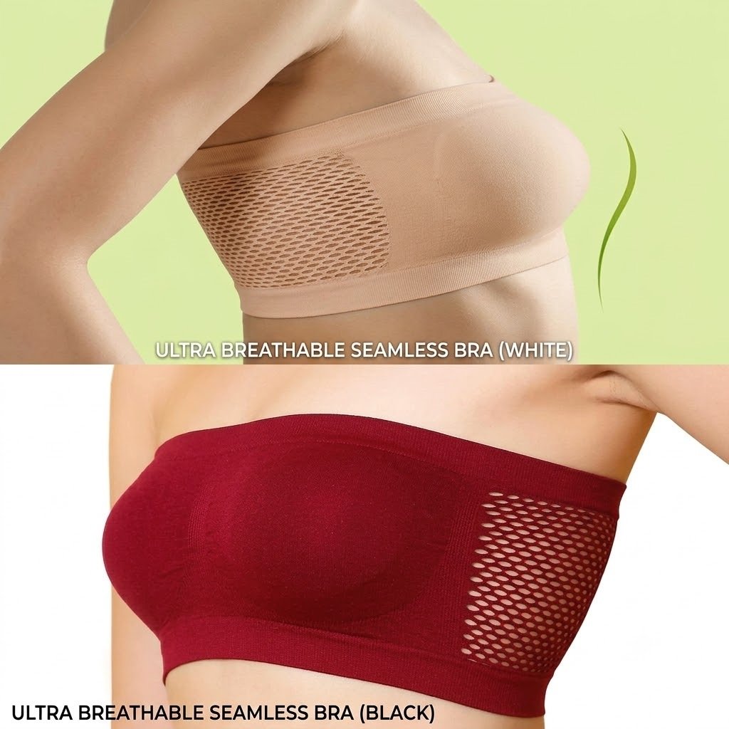 1f9f0455-e39c-441c-8afa-912860d217f1 WOMENS COTTON NON-PADDED WIRE FREE FULL COVERAGE BRA - Image 1