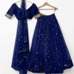 SELF DESIGN SEMI STITCHED LEHENGA CHOLI - Image 2
