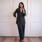 WOMEN'S COTTON FABRIC CO-ORD SET - Image 4