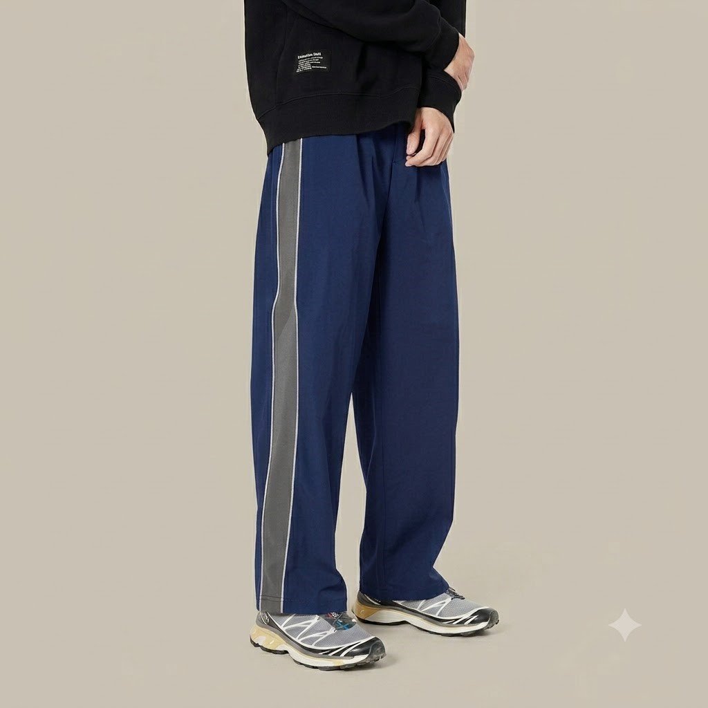 BLUE TRACK PANT MEN TRACK PANT - Image 1