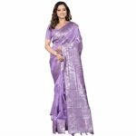 COTTON SILK BALUCHARI SAREE - Image 3