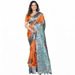 COTTON SILK BALUCHARI SAREE - Image 4