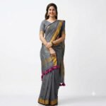 HANDLOOM COTTON SILK SAREE - Image 2