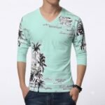 MEN'S V NECK T-SHIRT - Image 2