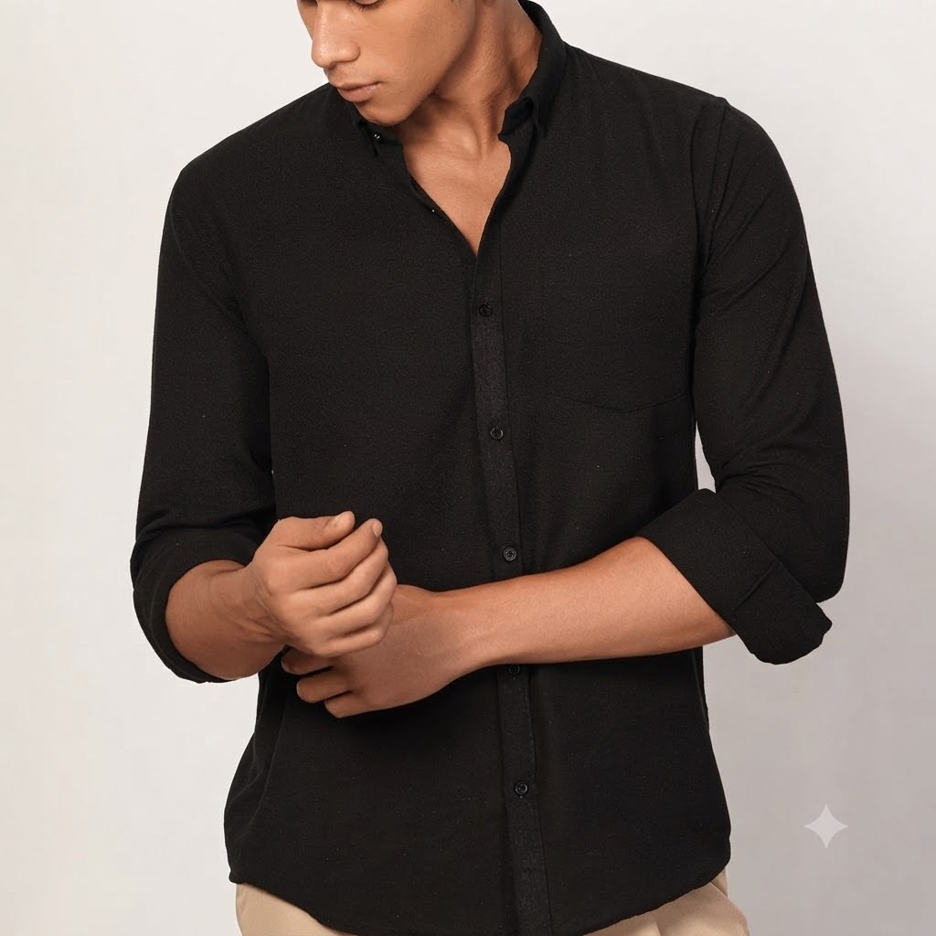 MENS BOTTON DOWN SHIRT MEN'S BOTTON DOWN COLLAR SHIRT - Image 1