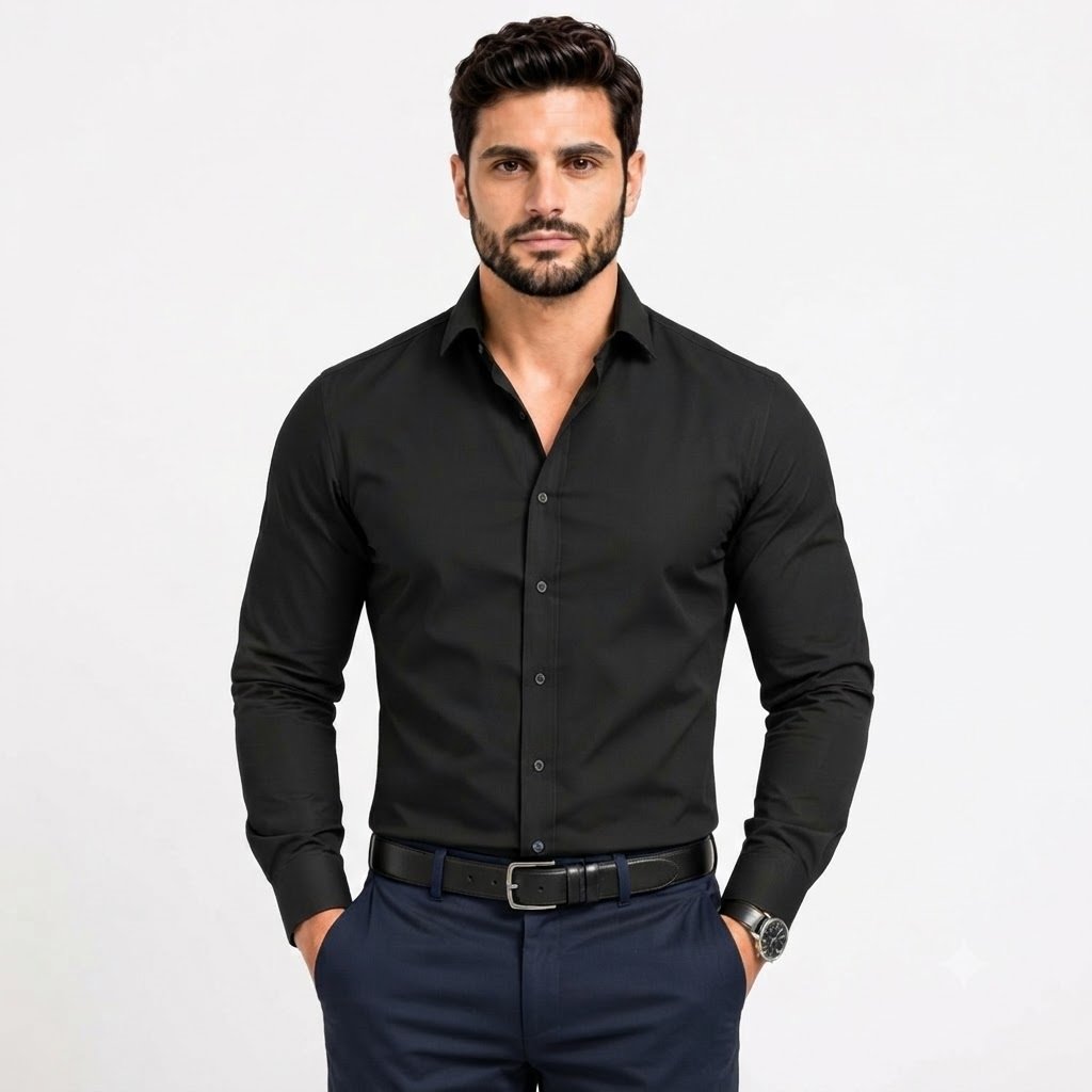 SPREAD COLLAR SHIRT MEN'S SPREAD COLLAR SHIRT - Image 1