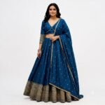 EMBROIDERED LEHENGA CHOLI for Women, Semi-Stitched, Bridal Wear with Dupatta - Image 2