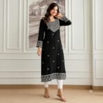 WOMEN'S  RAYON STRAIGHT KURTI - Image 4