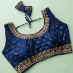 VICHITRA SILK SLEEVLESS BLOUSE - Image 2