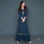 WOMEN'S KURTA SET WITH PALAZO - Image 2