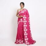 PRINTED DAILY WEAR PURE COTTON, KHADI SAREE - Image 2