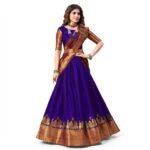 EMBELLISHED SEMI STITCHED LEHENGA CHOLI - Image 3