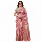 COTTON CHANDERI SAREE - Image 4