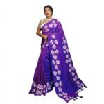 PRINTED DAILY WEAR PURE COTTON, KHADI SAREE - Image 3