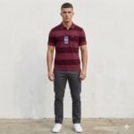 MEN COLORBLOCK POLO NECK POLYCOTTON T-SHIRT - Image 3