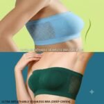 WOMENS COTTON NON-PADDED WIRE FREE FULL COVERAGE BRA - Image 2