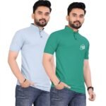 COMBO T SHIRT CHINESE COLLAR PACK Of 2 - Image 2