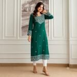 WOMEN'S  RAYON STRAIGHT KURTI - Image 3