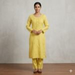 CHIKAN EMBROIDERY GEORGETTE STRAIGHT KURTI FOR WOMEN - Image 2
