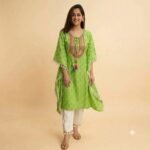 KAFTAN KURTI WITH PANT - Image 3