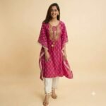 KAFTAN KURTI WITH PANT - Image 2