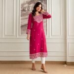 WOMEN'S  RAYON STRAIGHT KURTI