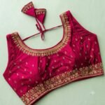 VICHITRA SILK SLEEVLESS BLOUSE