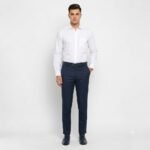 MEN SLIM FIT COTTON BLEND TROUSERS - Image 2