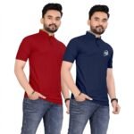 COMBO T SHIRT CHINESE COLLAR PACK Of 2 - Image 3