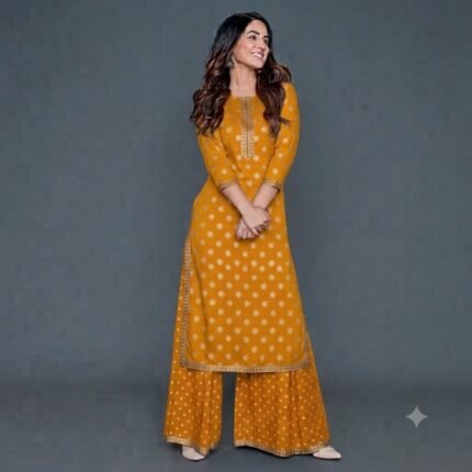 WOMEN'S KURTA SET WITH PALAZO